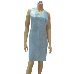 DELANTAL DESECHABLE AZUL 110x60cm 50ud